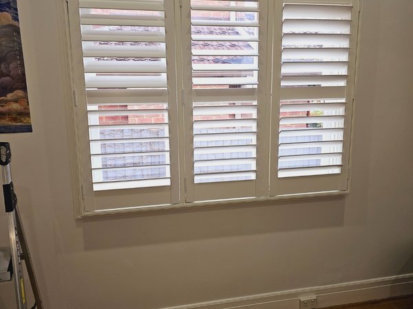 Classic White Plantation Shutters